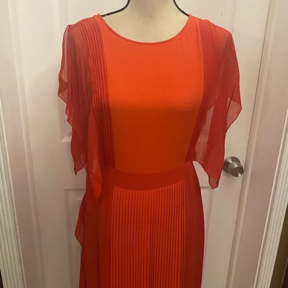 BCBG MaxAzria runway 100% silk dress, S
